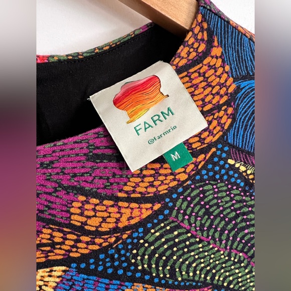 Farm Rio Dotted Macaws Midi Dress - Picture 3 of 3